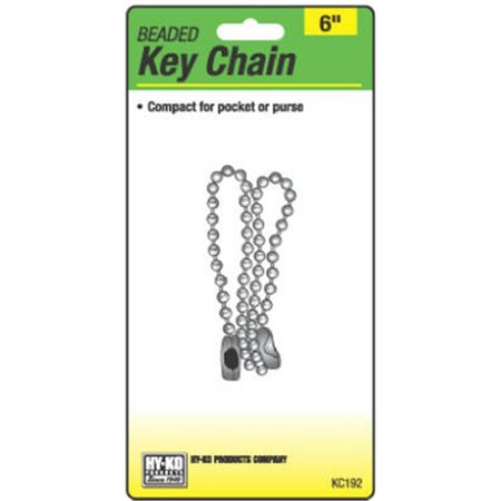 HY-KO KC192 6 in. Beaded Chain, Pack Of 5 847152